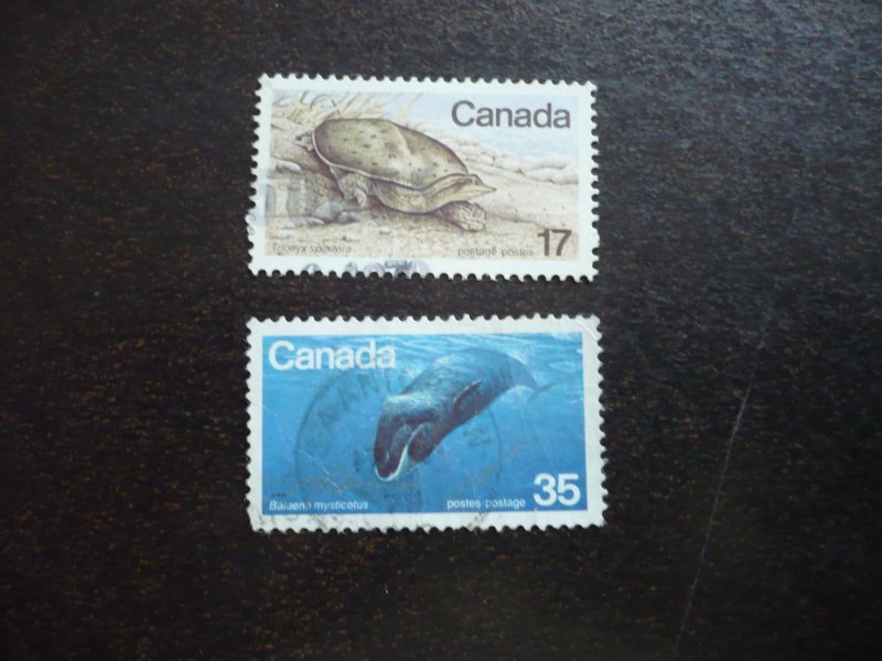 Stamps - Canada - Scott# 813-814 - Used Set of 2 Stamps