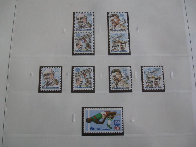 USA Nearly Complete Airmail Collection WITH ZEPPS - Mint & Hinged