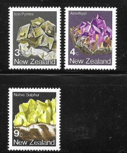 New Zealand 1982-83 Minerals Sc 757-758,760 MNH A1664