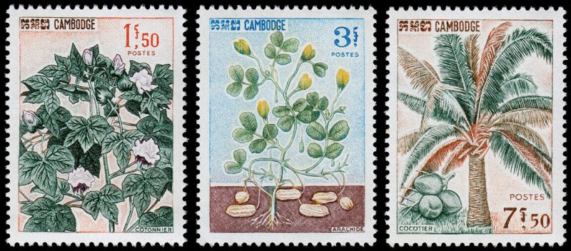 Cambodia Scott 149-151 (1965) Mint NH VF Complete Set C