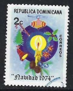 Dominican Republic 731 VFU CHRISTMAS W137-7