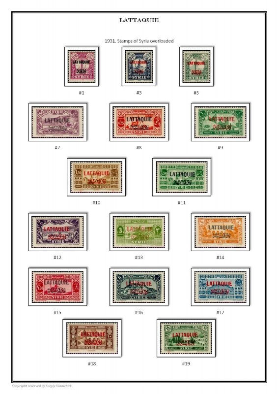 French Colonies and  Territories 1852-1977 Part II PDF(DIGITAL)STAMP ALBUM PAGES 