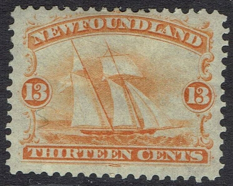 NEWFOUNDLAND 1865 SHIP 13C 