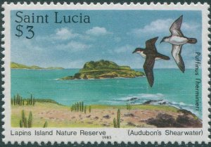 St Lucia 1985 SG823 $3 Lapins Island Nature Reserve MLH