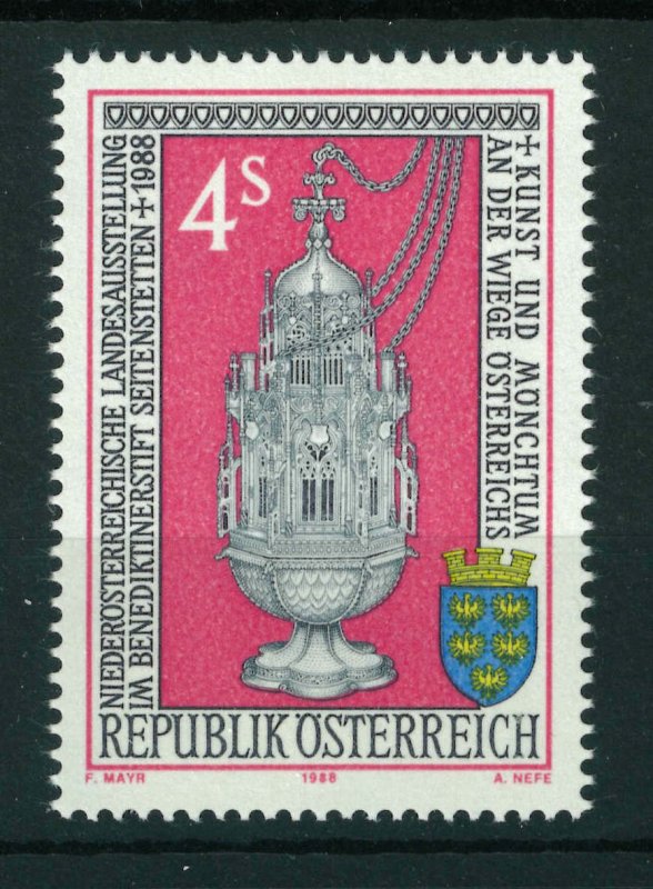 Austria 1988 Lower Austrian 'Art and Monastic Life stamp. MNH. Sg 2161