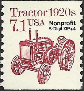 # 2127b MINT NEVER HINGED PRE-CANS. TRACTOR
