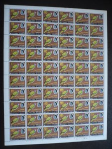 Pitcairn Islands - Full Sheet - Gold overprint on 4sh.