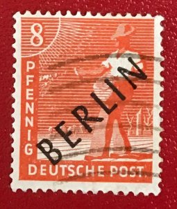 1948 Germany Occupation Berlin Scott 9N3 used CV$4.00 Lot 869