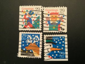 ICOLLECTZONE US 2795-98  Christmas VF used