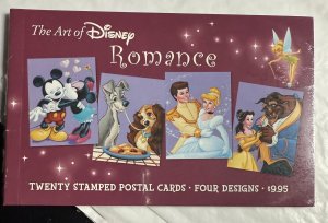 US  2006 20 postal cards Disney, Romance 4 designs #4025-8 mint