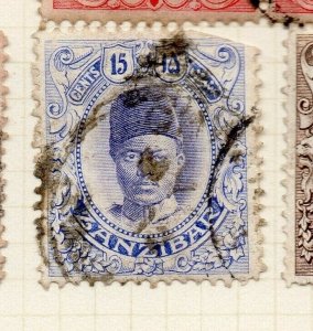 Zanzibar 1908-09 Early Issue Fine Used 15c. NW-180124