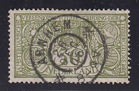 Netherlands   B2  1906   used   Tuberculosis  3c