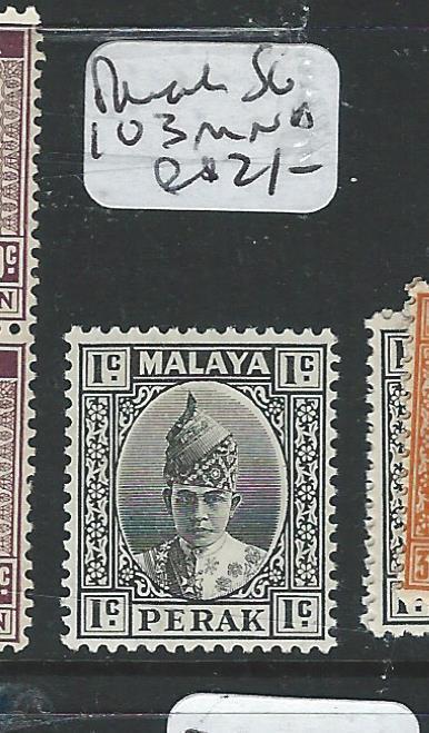 MALAYA PERAK (P2702B) 1C  SG 103   MNH