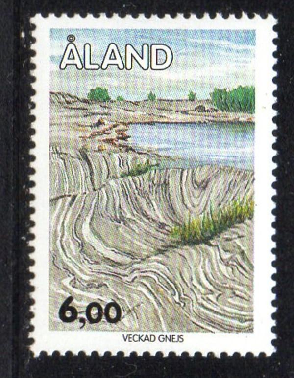 Aland Finland Sc 52 1993 6m Geologic Formation stamp mint NH