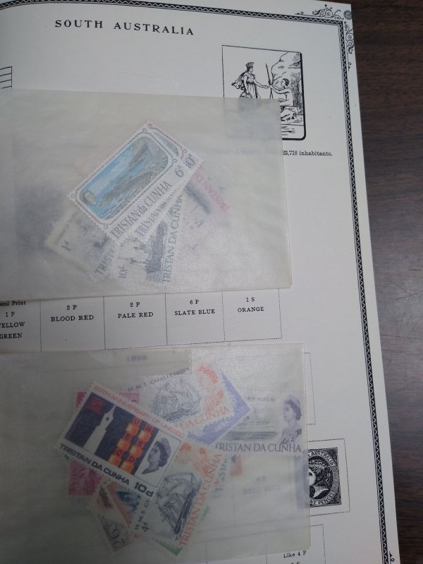 collection on pages Tristan da Cunha 1960-69 PT: CV $211