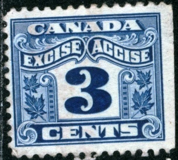 Canada - #FX38 - USED, TWO LEAF EXCISE TAX - 1915- Item C401AFF7