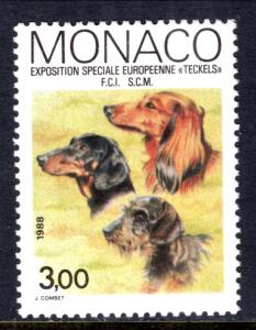 Monaco 1621 Dogs MNH VF