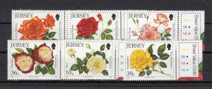 Jersey 2010,  Roses, set of 6, NHM