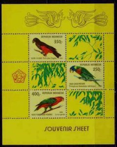 Indonesia 1106A MNH s/s Birds SCV25