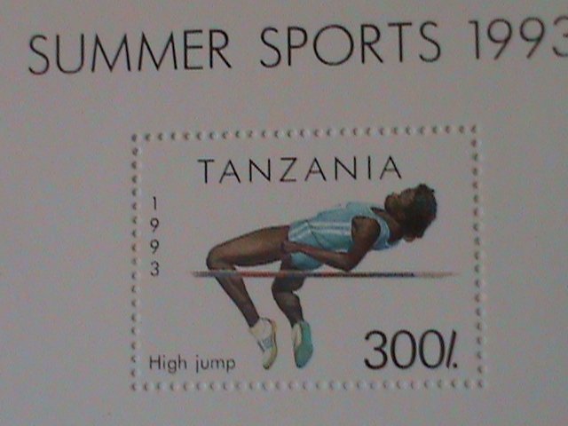 TANZANIA-1993 SOMMER SPORTS'93-HIGH JUMP - MNH S/S VF WE SHIP TO WORLDWIDE