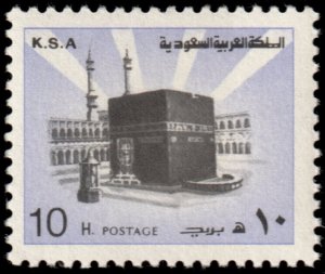 ✔️ SAUDI ARABIA 1982/1987 - HOLY KAABA P 12 - Sc. 872a Mi. 718 DY MNH [4S10]