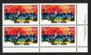 MUSIC = ORCHESTRA, MONTREAL SYMPHONY = Canada 1984 #1010 MNH LR PB