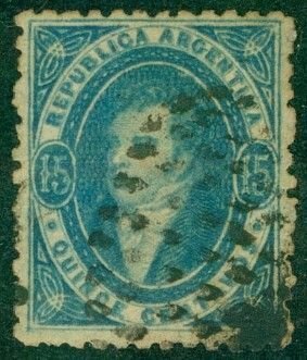 ARGENTINA 13 USED SCV $150.00 BIN $48.50 (RL) 111