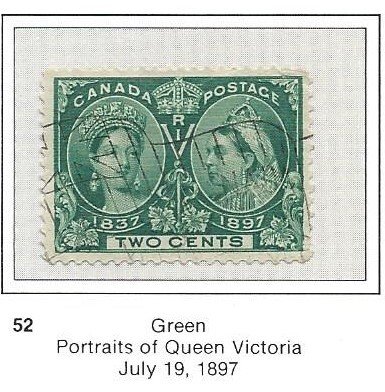 Canada 51 52 and 53 Jubilees Nice stamps see description and 3 scans