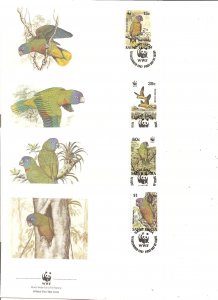 Saint Lucia SC 902-5  First Day Covers