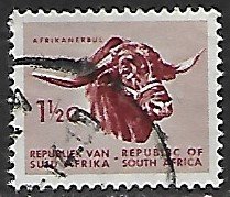 South Africa # 256 - Africander Bull - used....{KlGr13}