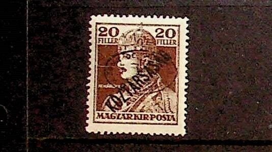 HUNGARY - ROMANIAN OCCUPATION Sc 2N42 LH ISSUE OF 1919 - OVERPRINT ON 20f