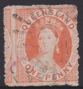 Queensland Sc#13 Used - crease right