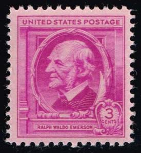 US #861 Ralph Waldo Emerson; MNH (0.25)