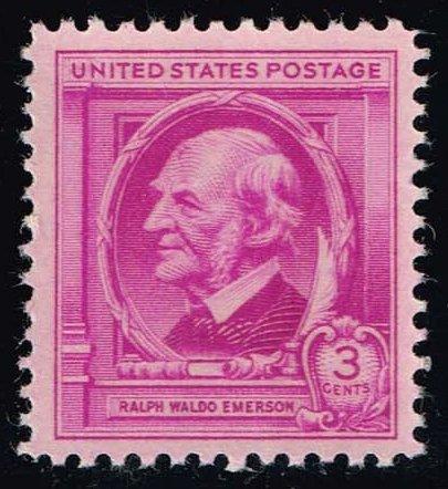 US #861 Ralph Waldo Emerson; MNH (0.25)