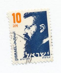  Israel 1986 Scott 926 used - 10a, Theodor Herzl