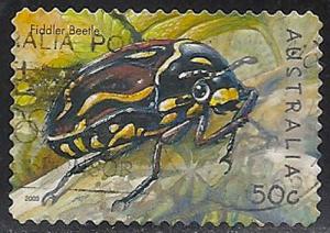Australia.  FU. SC 2193. Insects. Fiddler Beatle.  Self-A...