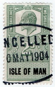 (I.B) Edward VII Revenue : Isle of Man 2/-
