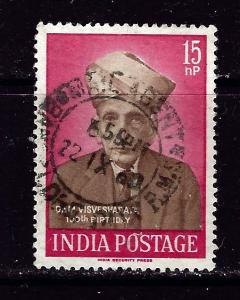 India 332 Used 1960 issue