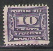 Canada Sc J14 1933 10 c postage due stamp used