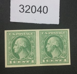 US STAMPS #531 MINT OG NH PAIR LOT #32040