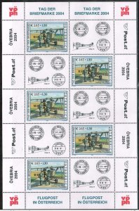 Austria 2004,Sc.# MNH Stamp Day: Airforces postal service, World War I, full sh.