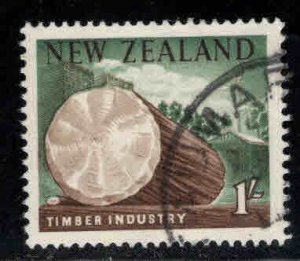 New Zealand Scott 342 Used Timber Industry stamp