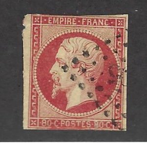 France SC#19 Used F-VF SCV$82.50...Worth a Close Look!