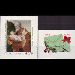 ITALY 2013 - Scott# 3200-1 Christmas Set of 2 NH