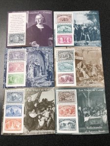 US 2677-82 Columbus Souvenir Sheet Set  Spain & US Join Issue. Mint Never Hinged