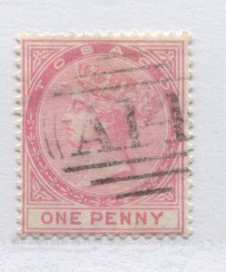 Tobago QV 1879 1d used