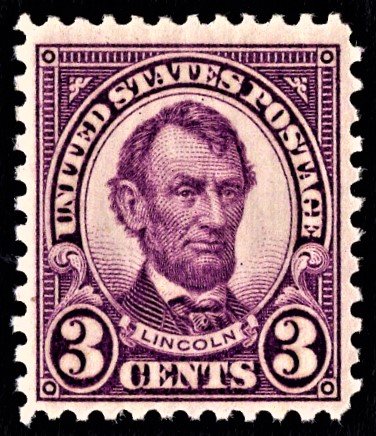 US 635 MNH VF 3 Cent Abraham Lincoln