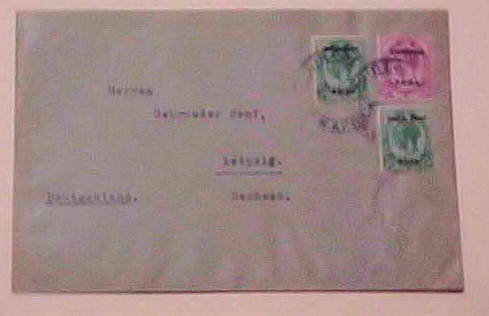 SOUTH WEST AFRICA 1922 CIBERE TO GERMANY