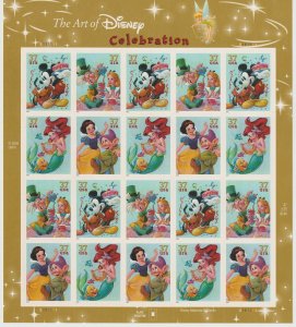 U.S.  Scott# 3915a 2005 The Art of Disney: Celebration MNH S/S