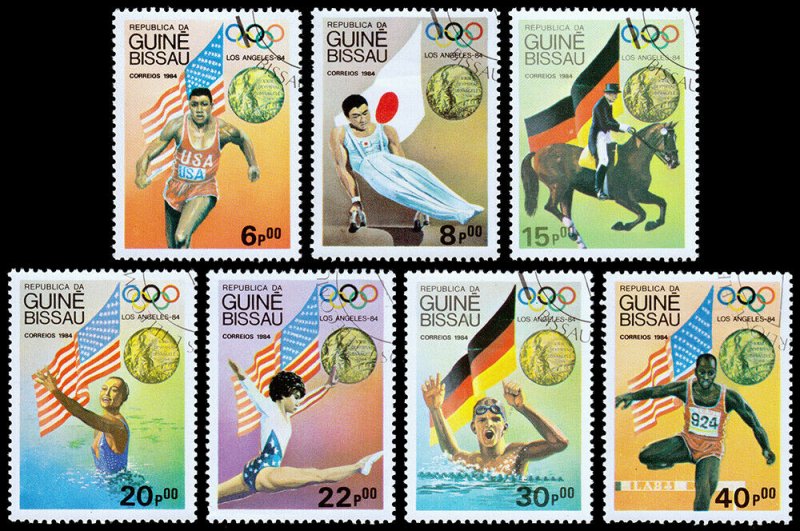 Guinea-Bissau Scott 611-617 (1984) Used VF Complete Set C